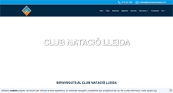 Desktop Screenshot of clubnataciolleida.com