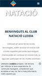Mobile Screenshot of clubnataciolleida.com